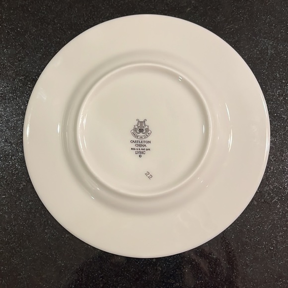Bread & Butter Plate "Lyric" by CASTLETON (USA) - Picture 6 of 7